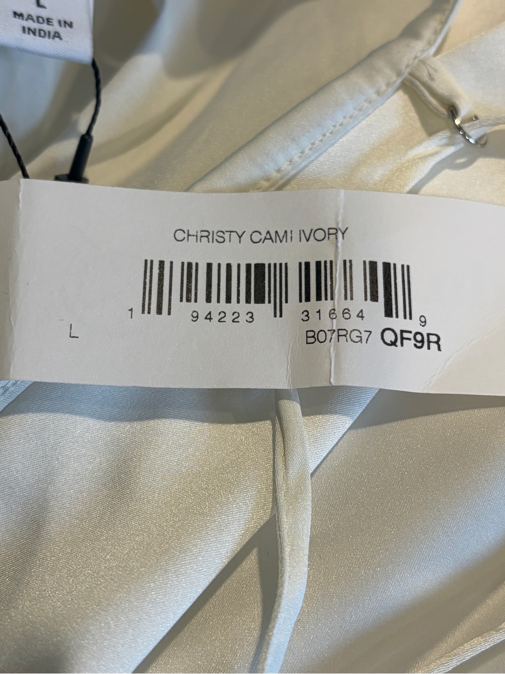🔥🆕🔥 The Drop Christy Cowl-Neck Cami in Ivory - Size Large - NWT - Picture 5 of 7